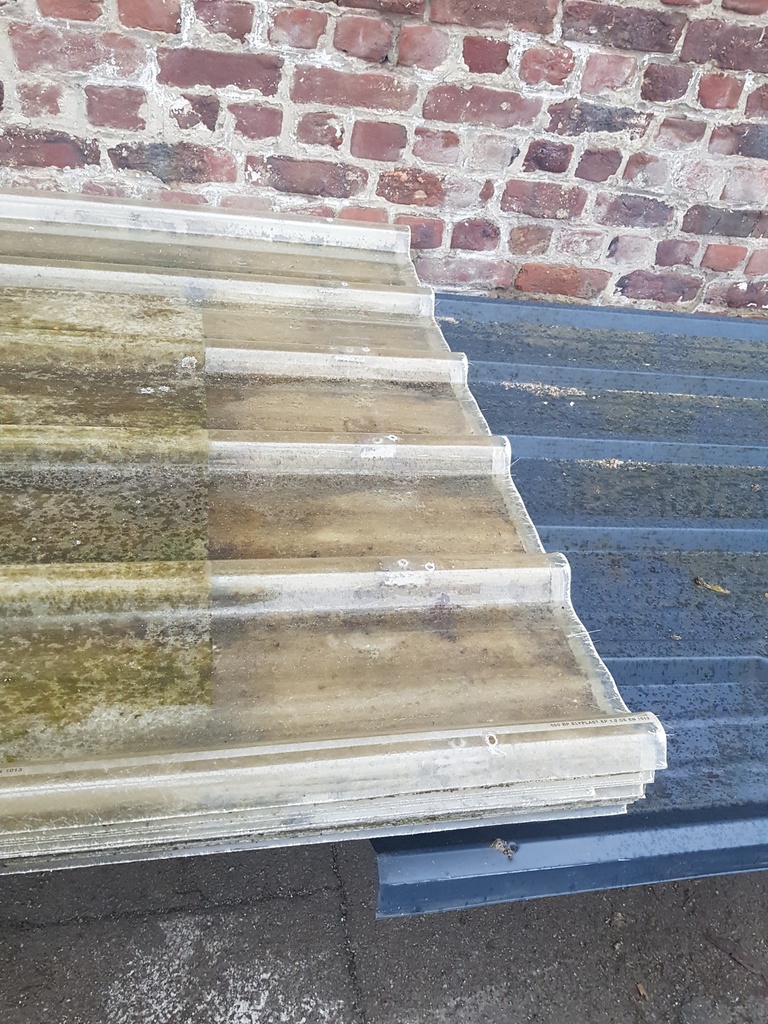 Tôle ondulée plastique