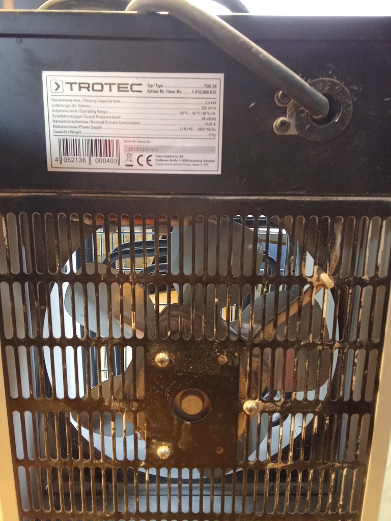 Chauffage TROTEC - TDS 20 #chauffage #réemploi