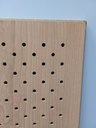 Mdf perforé imitation hêtre