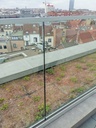 Garde de corps verre - inox