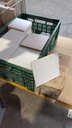 Stock Liège - Carrelage en céramique blanc 