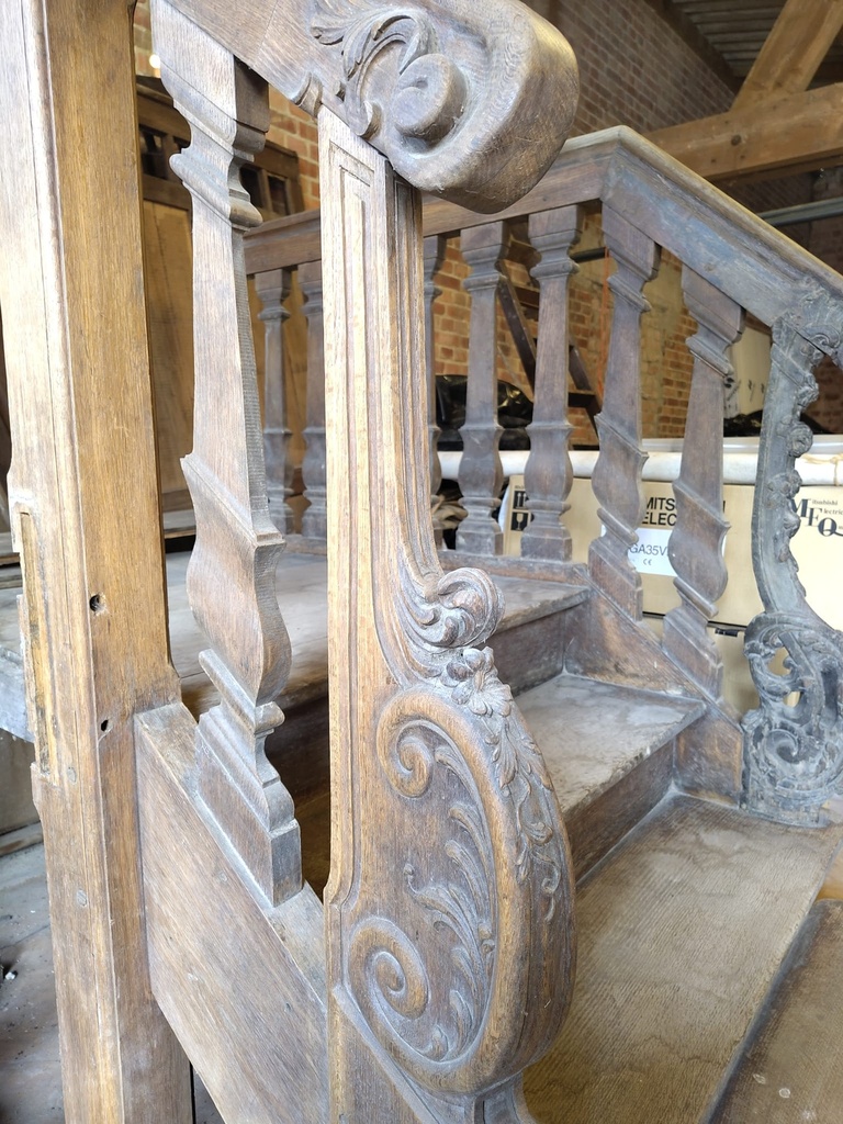 Stock Liège - Escalier maison César Franck datant du 19ème siècle