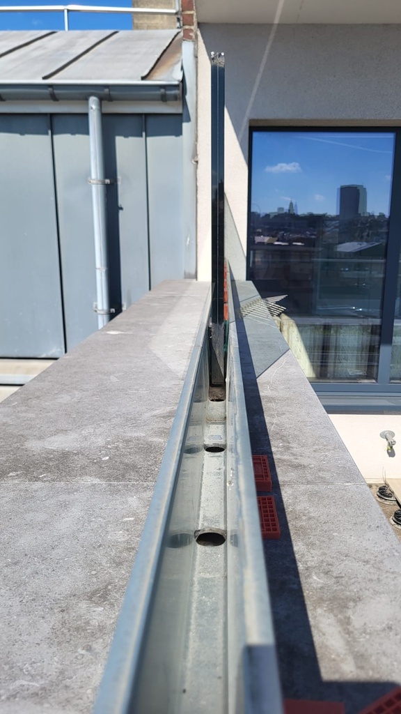 Garde corps verre - inox