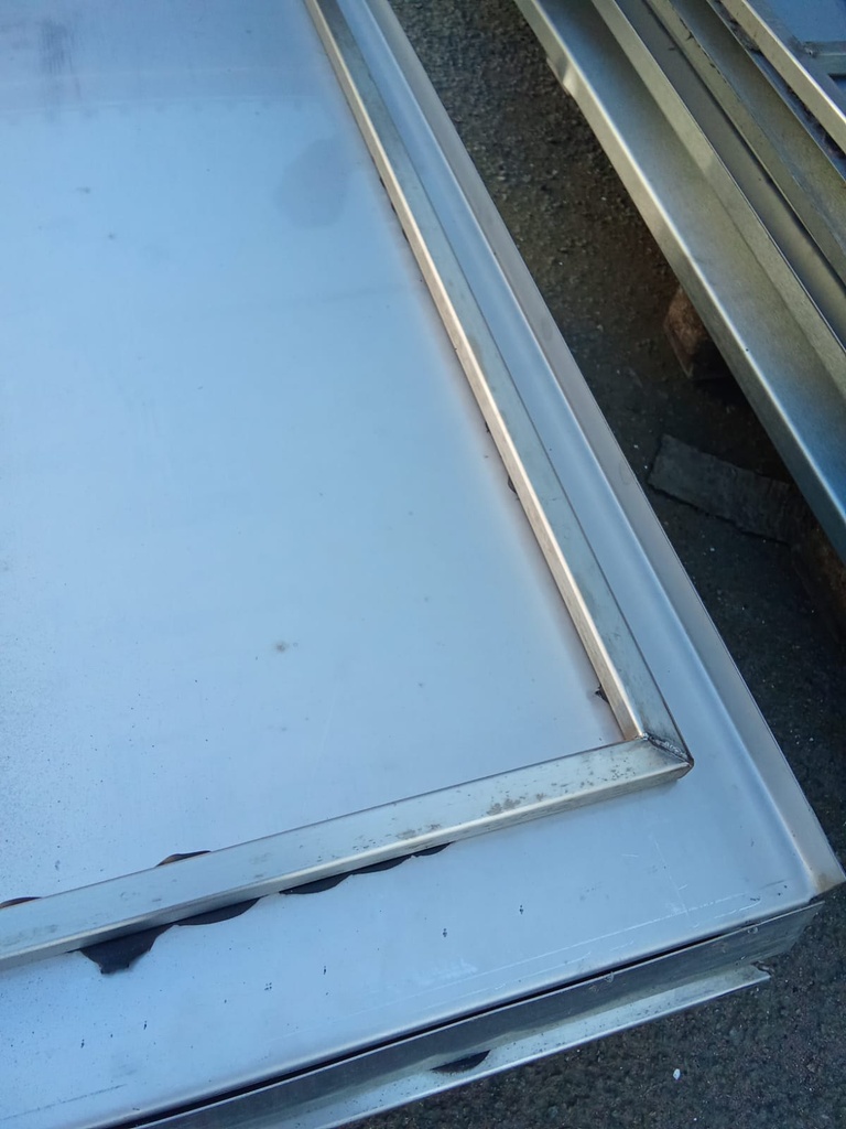 Panneau en inox 1mm, plat