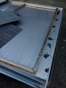 Panneau en inox 1mm, plat
