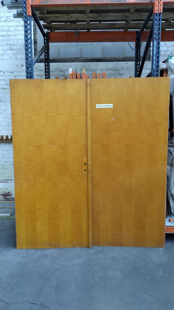 Stock Liège - Lot de porte double 