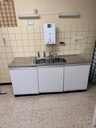 Evier en inox avec double bac (L) 