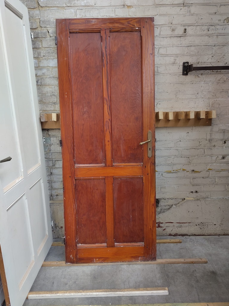 Porte en bois massif vintage – style classique (L) 