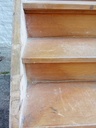 Escalier droit en hêtre - 13 marches