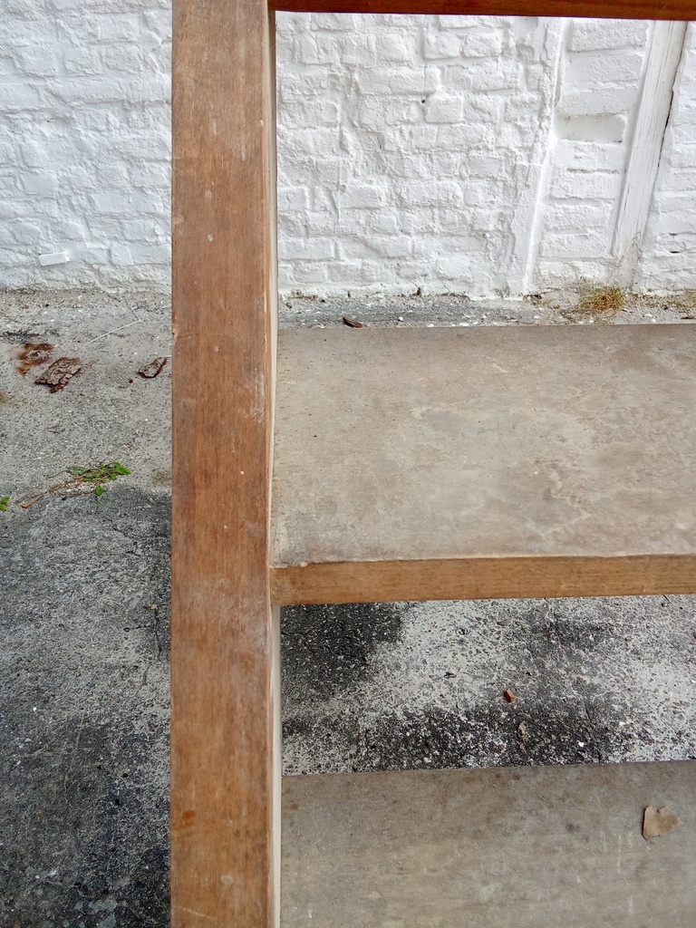 Escalier droit en chêne - 15 marches
