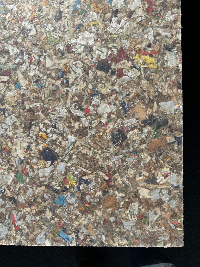 Panneau en papier recyclé