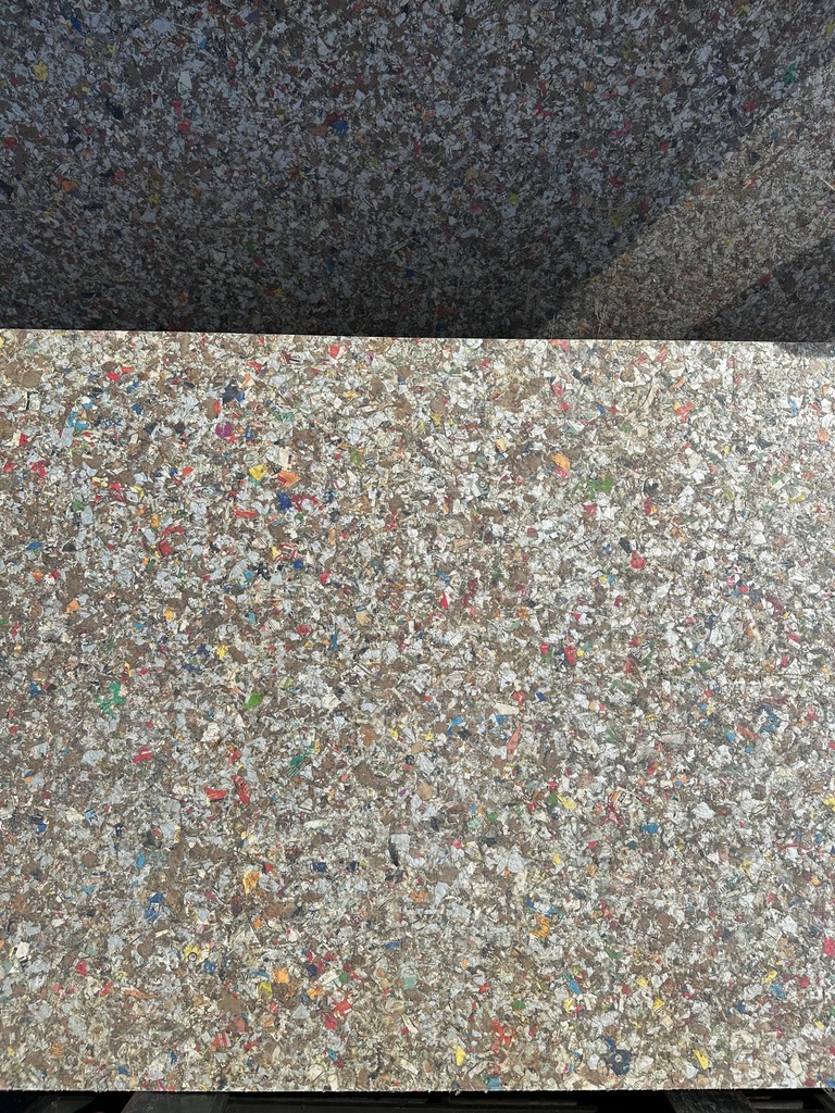 Panneau en papier recyclé