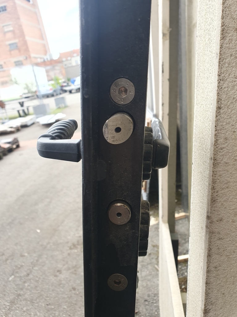Porte de jardin en fer forgé- Noir