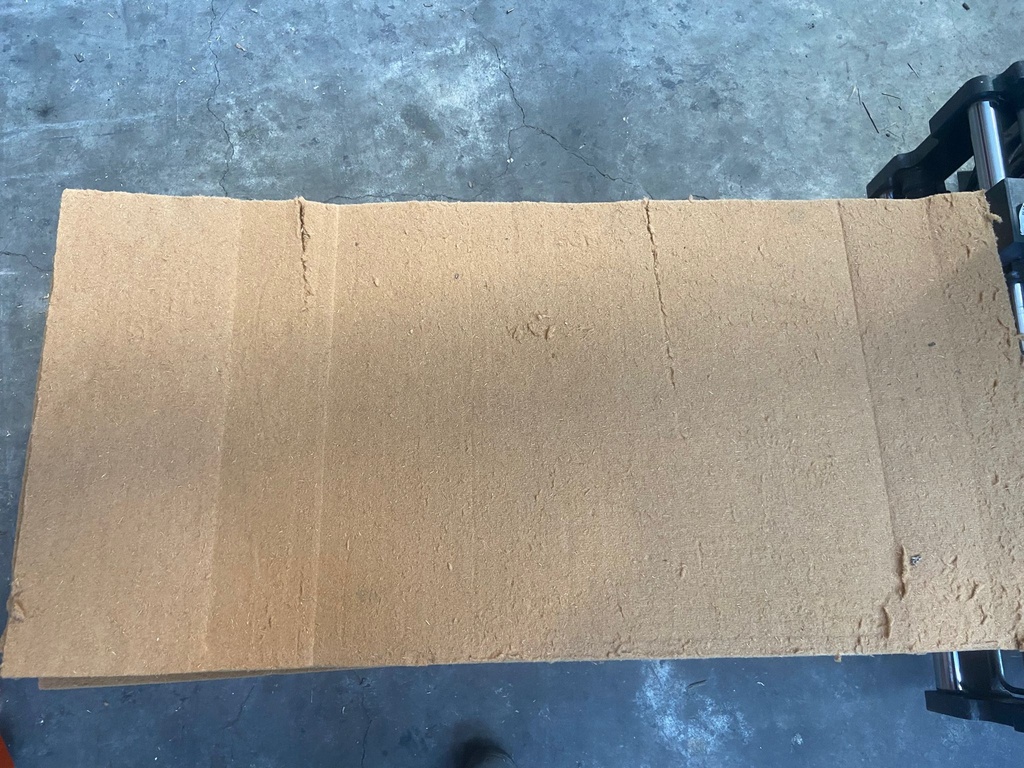 Panneau fibre de bois 120x60x4 cm (L) 