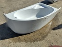 Baignoire d'angle 160x90x50 cm  (L) 