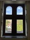 Châssis double ouvrant - chêne