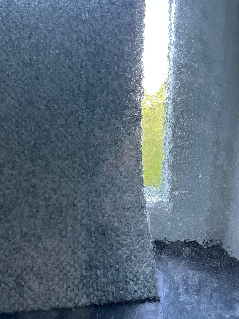 Verre martelé -carré