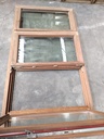Châssis bois 3 fenêtre 180x105x7 cm (L)