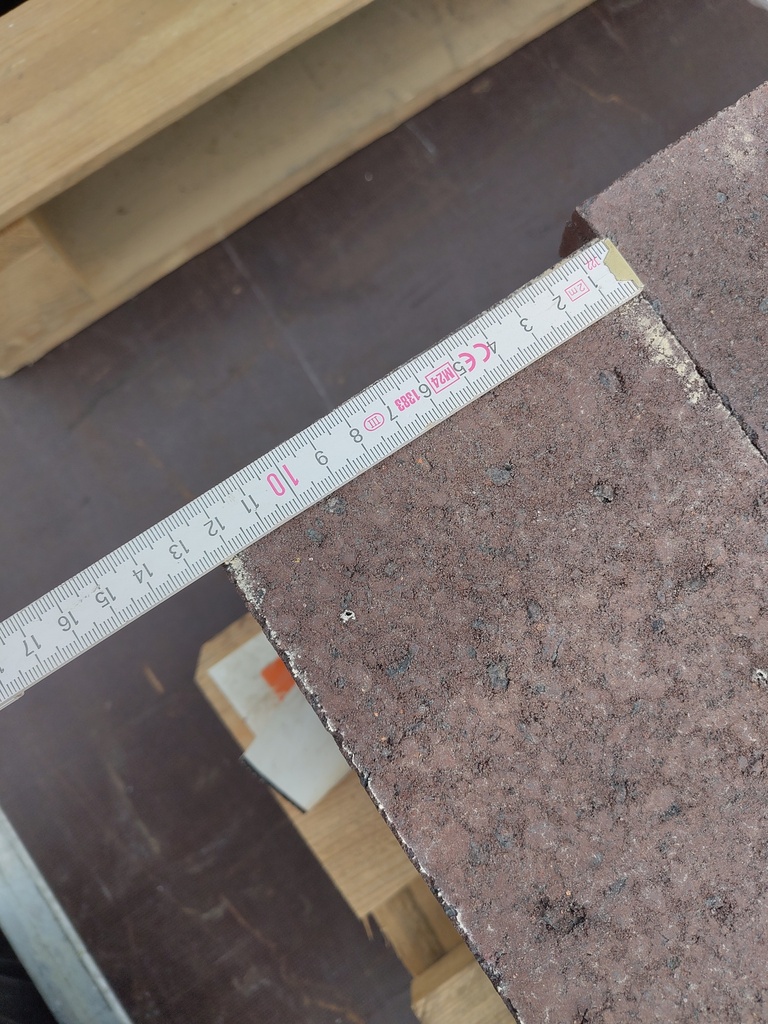 Brique réfractaire 25x12x3 cm (L)