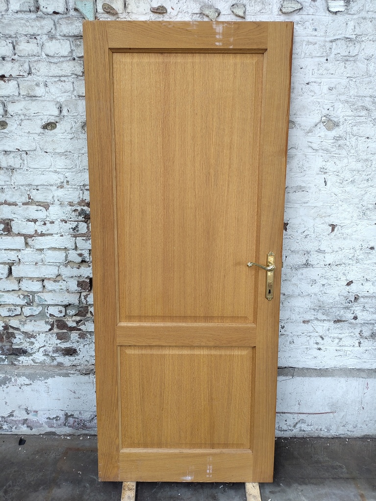 Porte ancienne 2 panneaux 201,5 x 83 x 4 cm (L) 