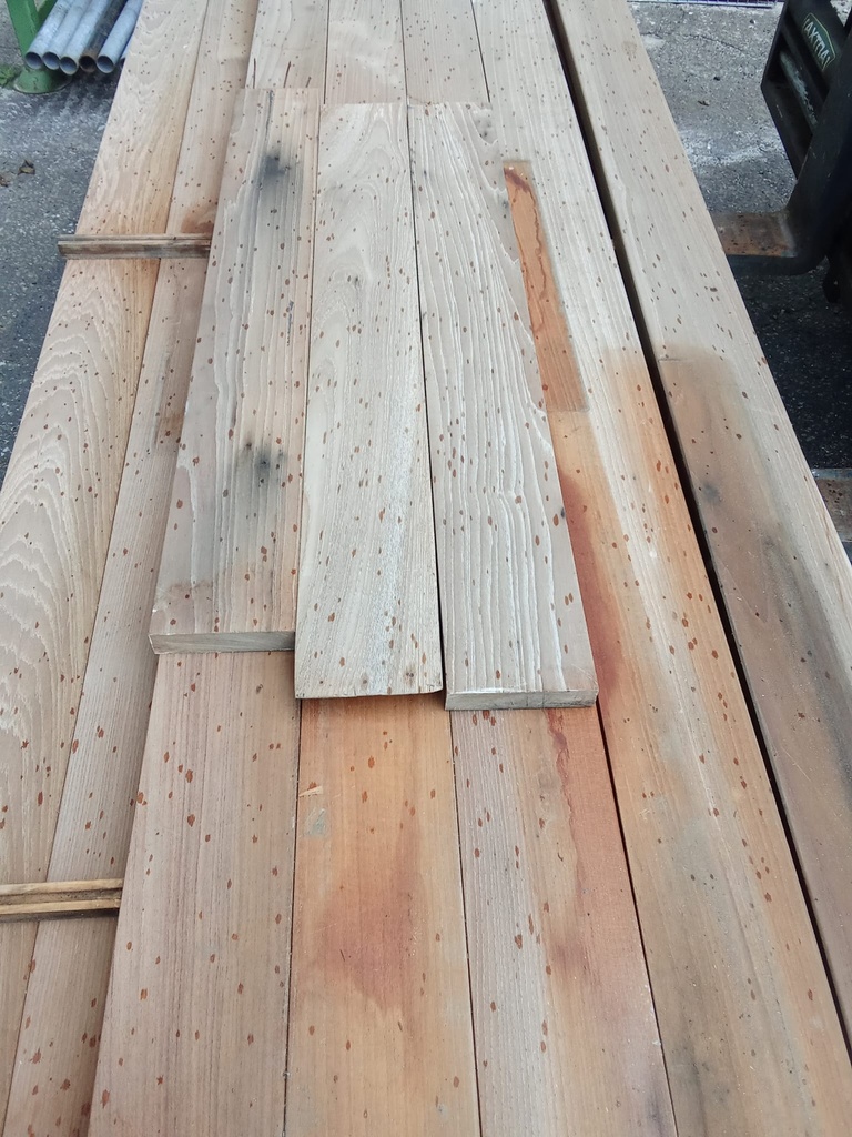 Planche de châtaignier 12*3