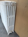 Radiateur sur pied en fonte 93x78,5x22 cm (L)  