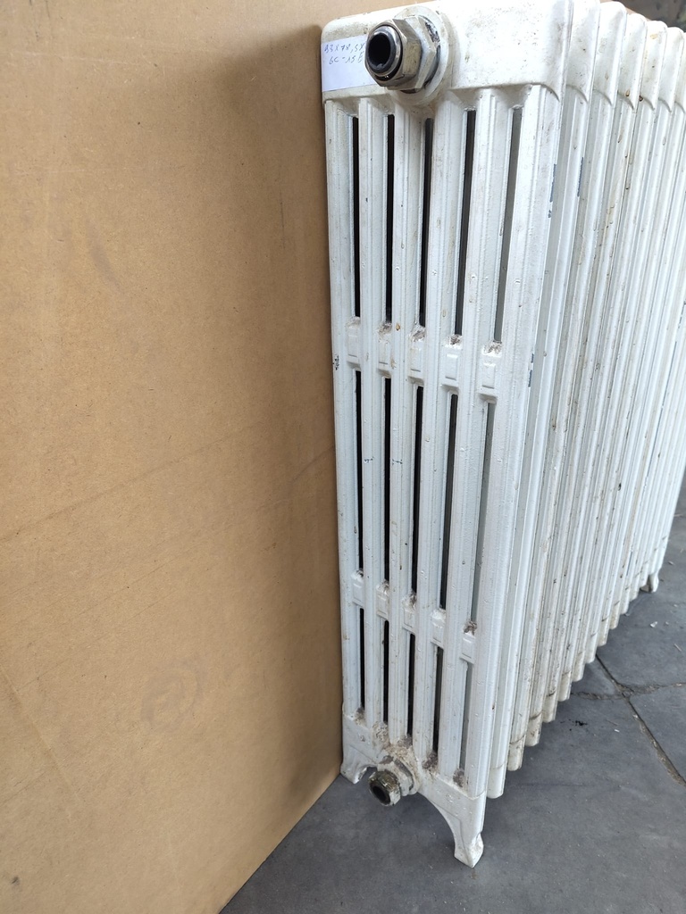Radiateur sur pied en fonte 93x78,5x22 cm (L)  