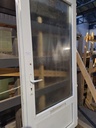 Porte extérieure vitrée PVC blanc (L) 