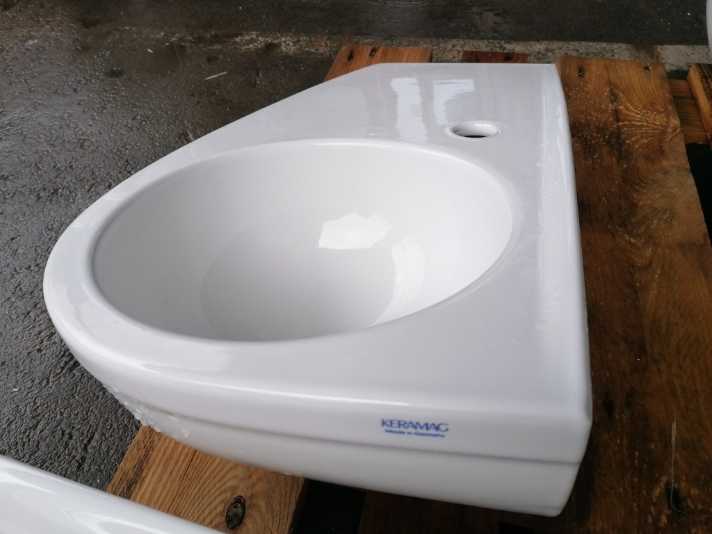 Lavabo lave-mains (céramique émaillée)