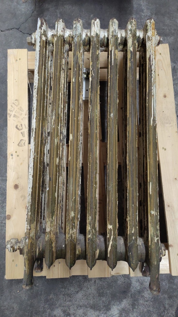 Radiateur sur pied en fonte 44x76x15 cm (L)