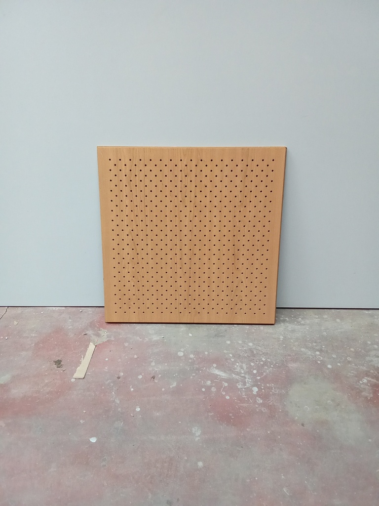 Mdf perforé imitation hêtre