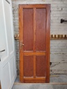 Porte en bois massif vintage – style classique (L) 
