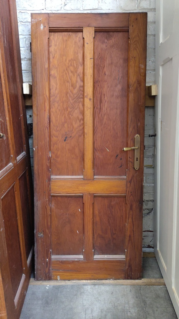 Porte pleine à 4 panneaux 177x74x3,5 cm (L)