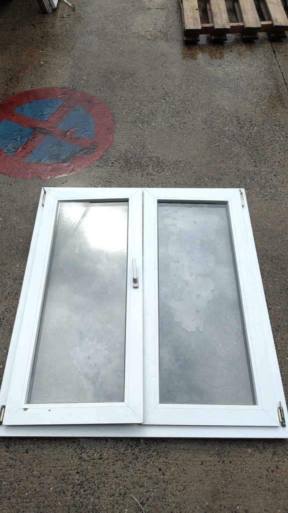 Chassis PVC blanc - 2 parties (L)