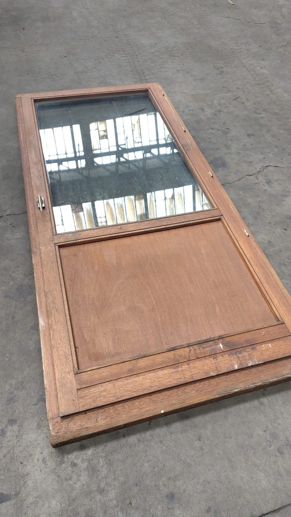 Porte en bois massif 221x101x6 cm (L)