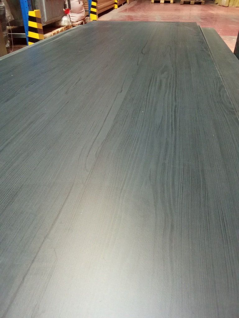 Panneau aggloméré 18mm - imitation bois, noir