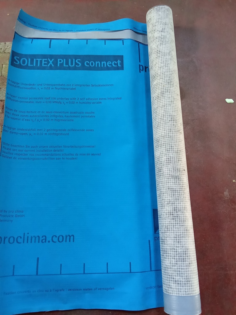 Ecran de sous toiture - Solitex Plus connect