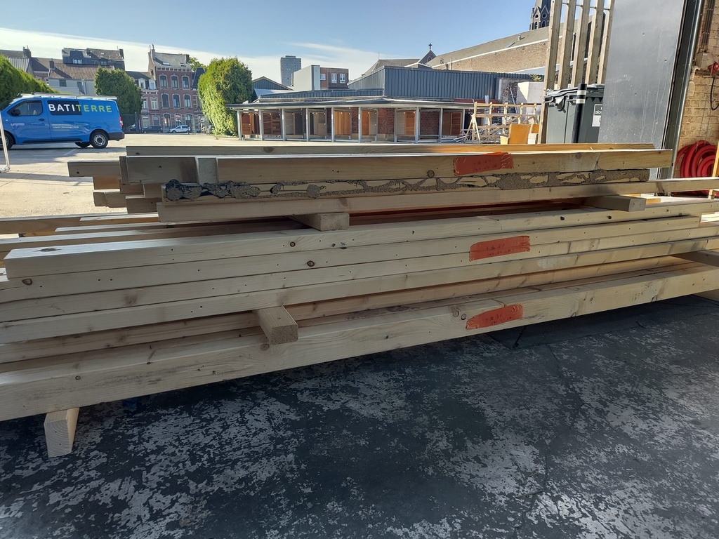 Chevrons et traverses (L) 