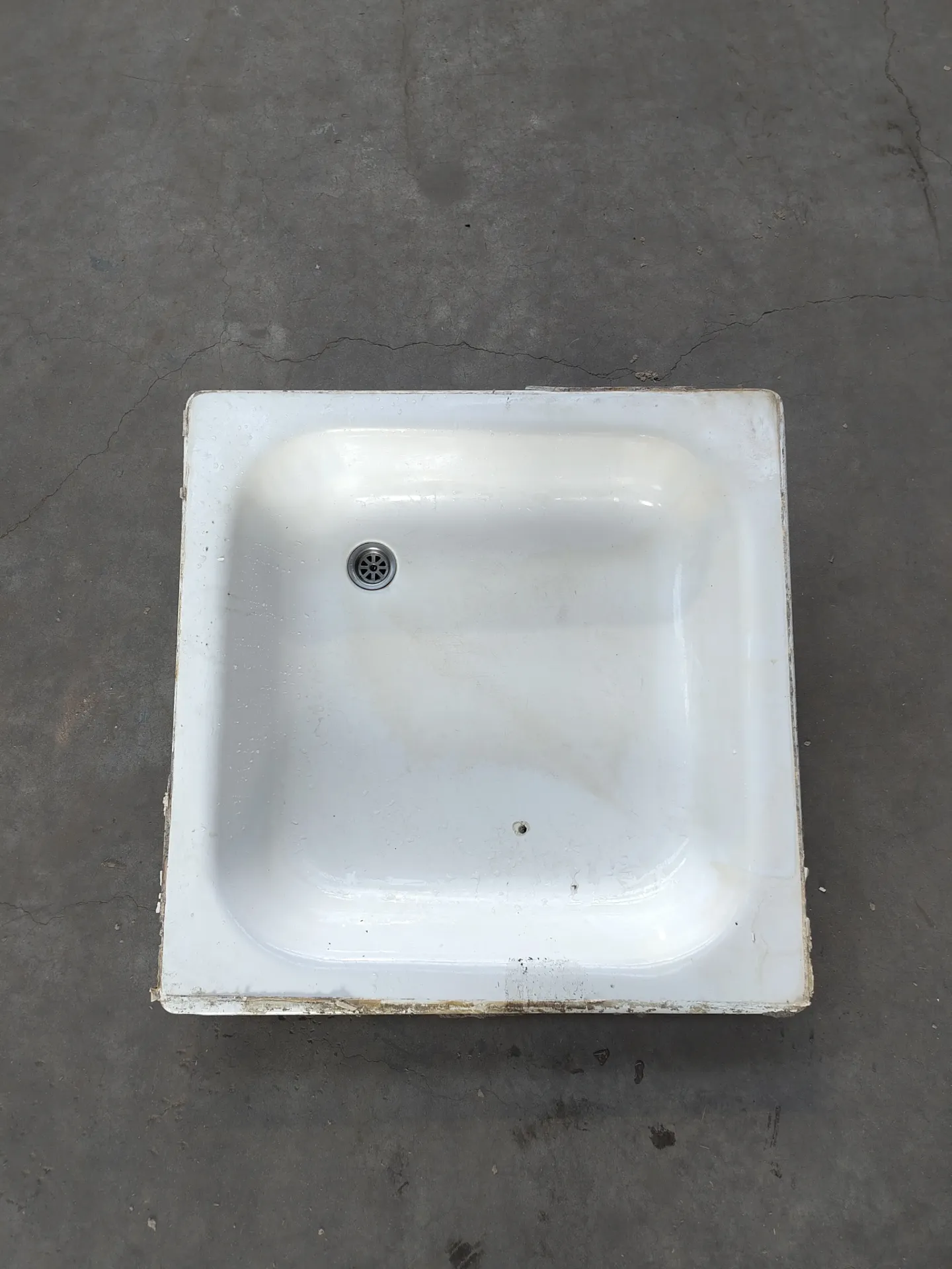 Receveur de douche en acier émaillé (L)