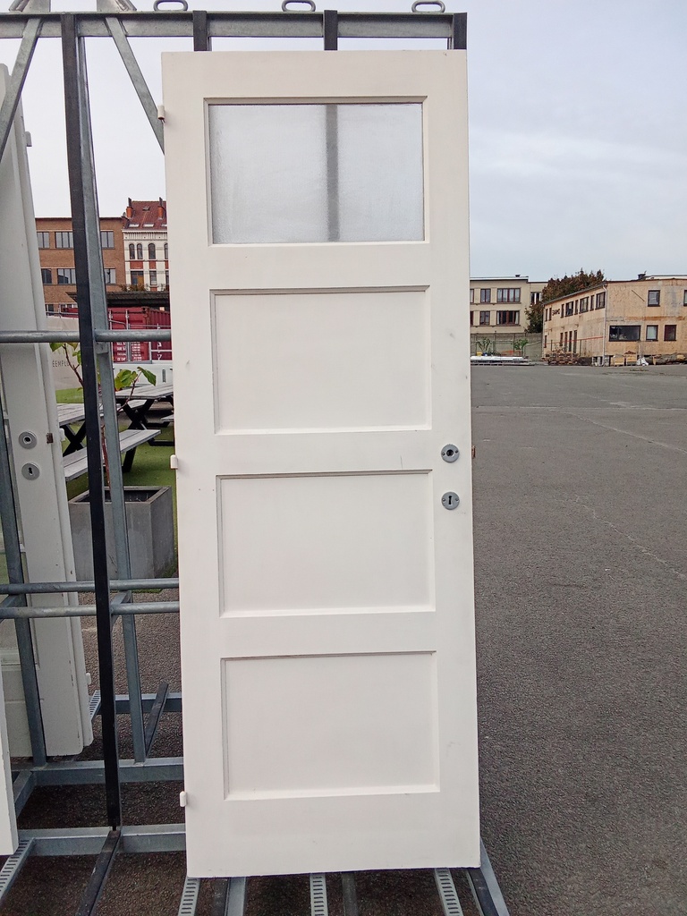 Portes blanches - Vitrées en partie haute