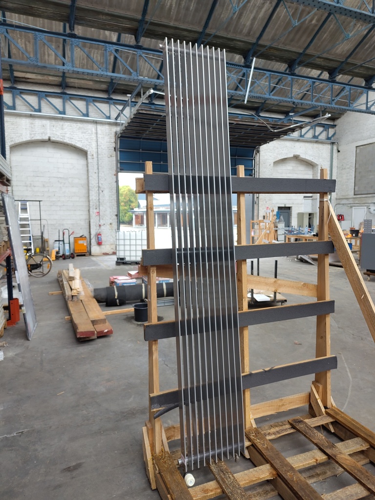 Radiateur acier verticaux gris Acova (L)