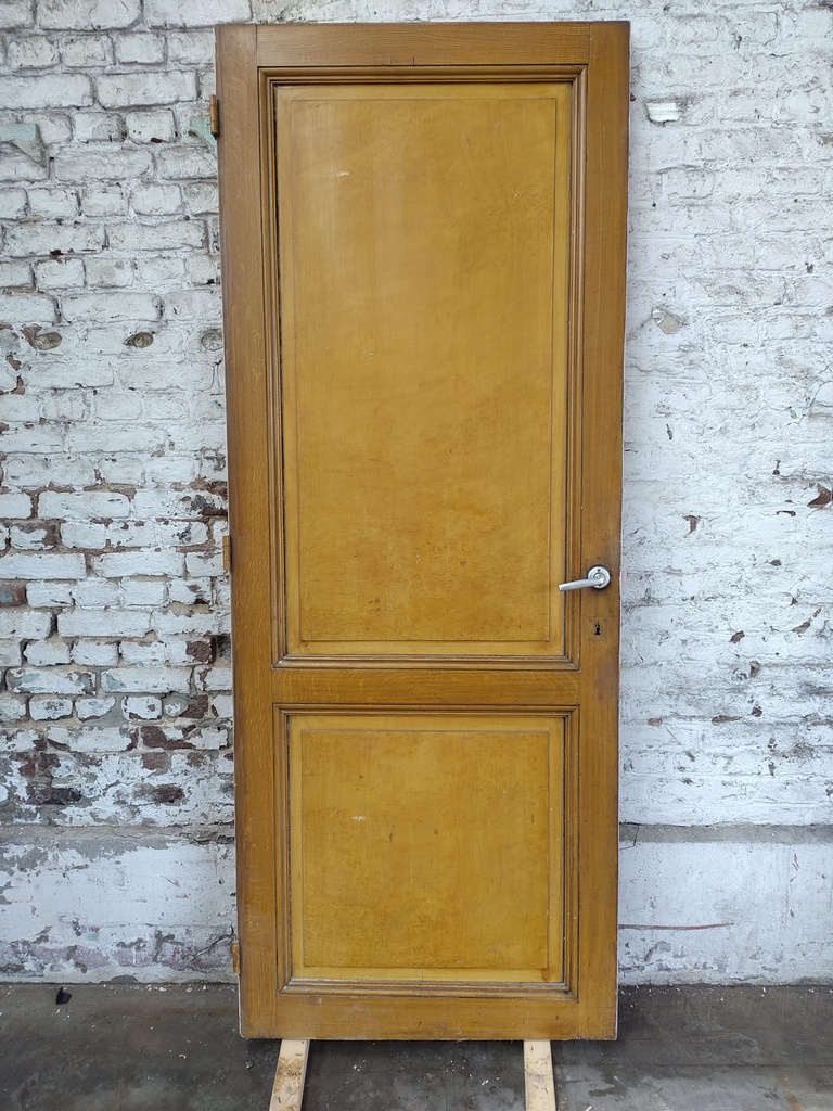 Porte ancienne 2 panneaux 223x 87,5 x 4 cm (L)  
