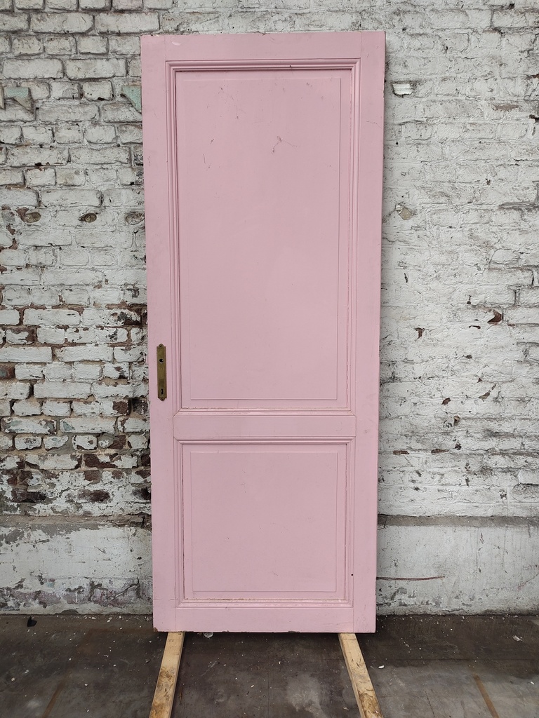 Porte ancienne 2 panneaux 224x 87,5 x 4 cm (L)