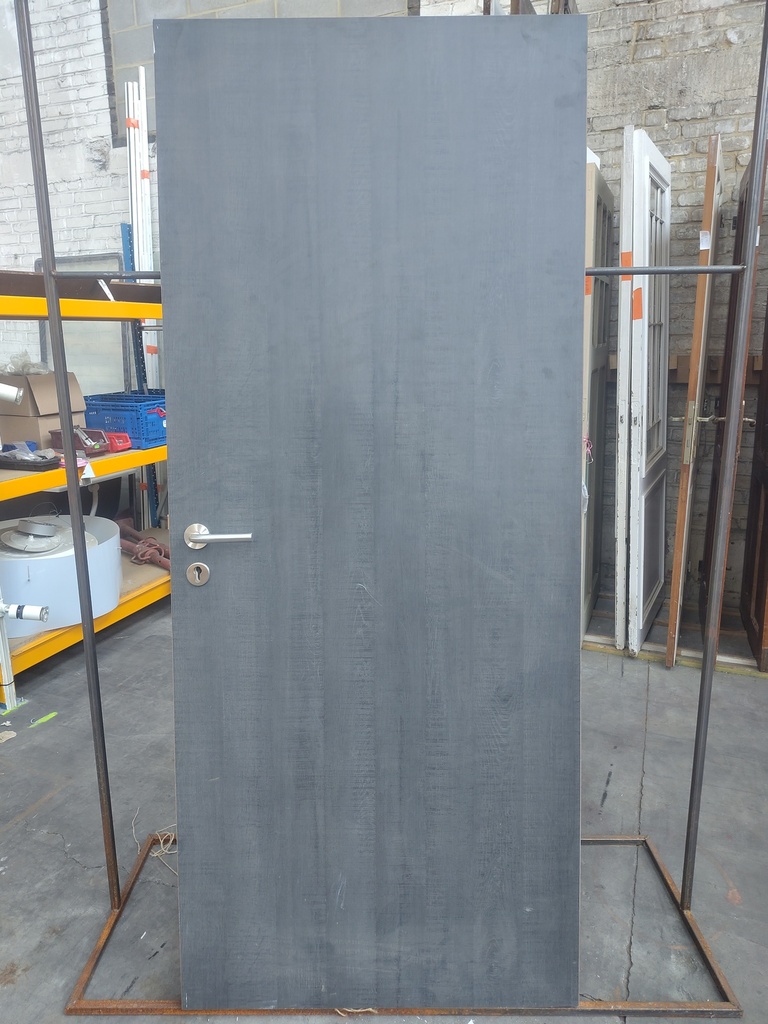 Porte noire RF 30 209x87x4 cm (L) 