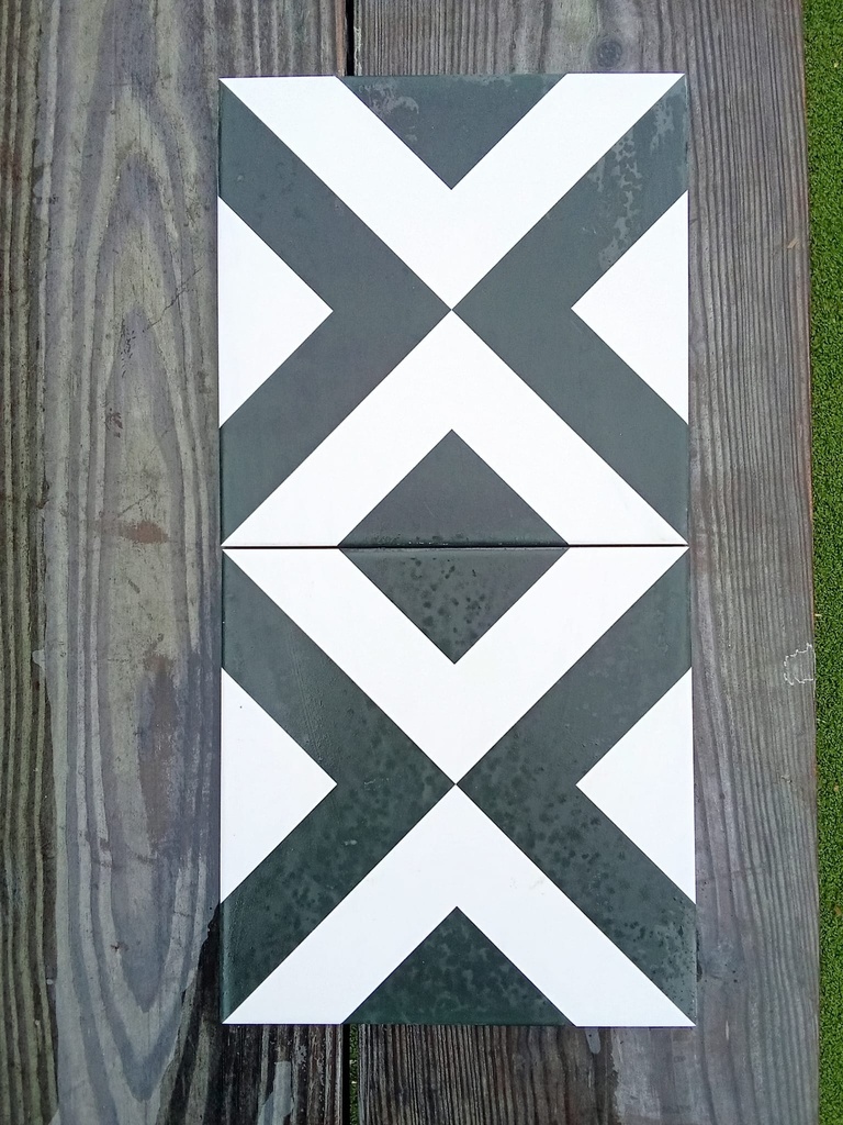 Carrelage motif croix (20*20)