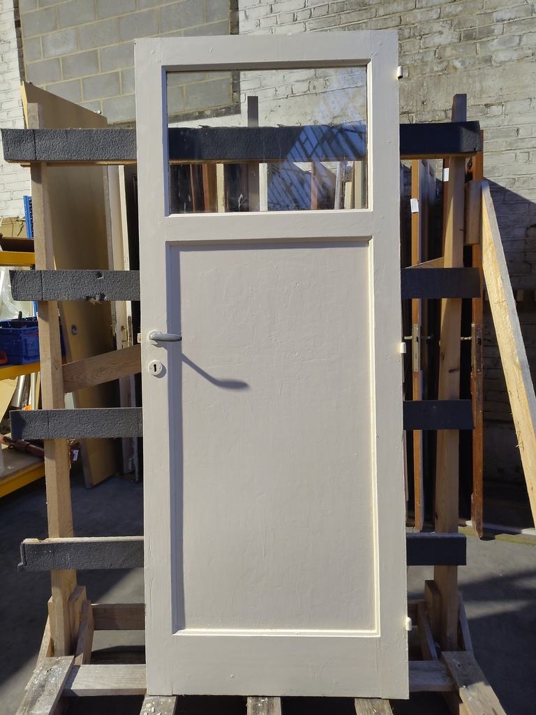 Porte bois vitrée 3 pièces (L) 