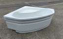 Baignoire d'angle 140x140x50 cm (L)