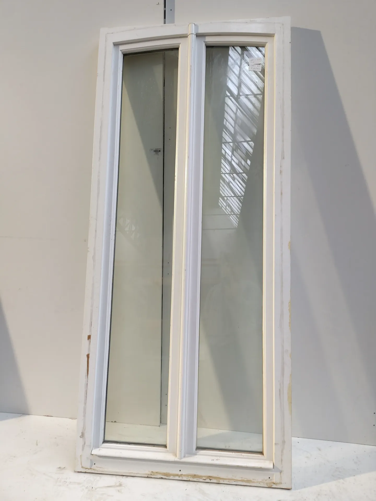 Châssis porte-fenêtre bois 2 vantaux 226,7x101,3x6 cm (L)