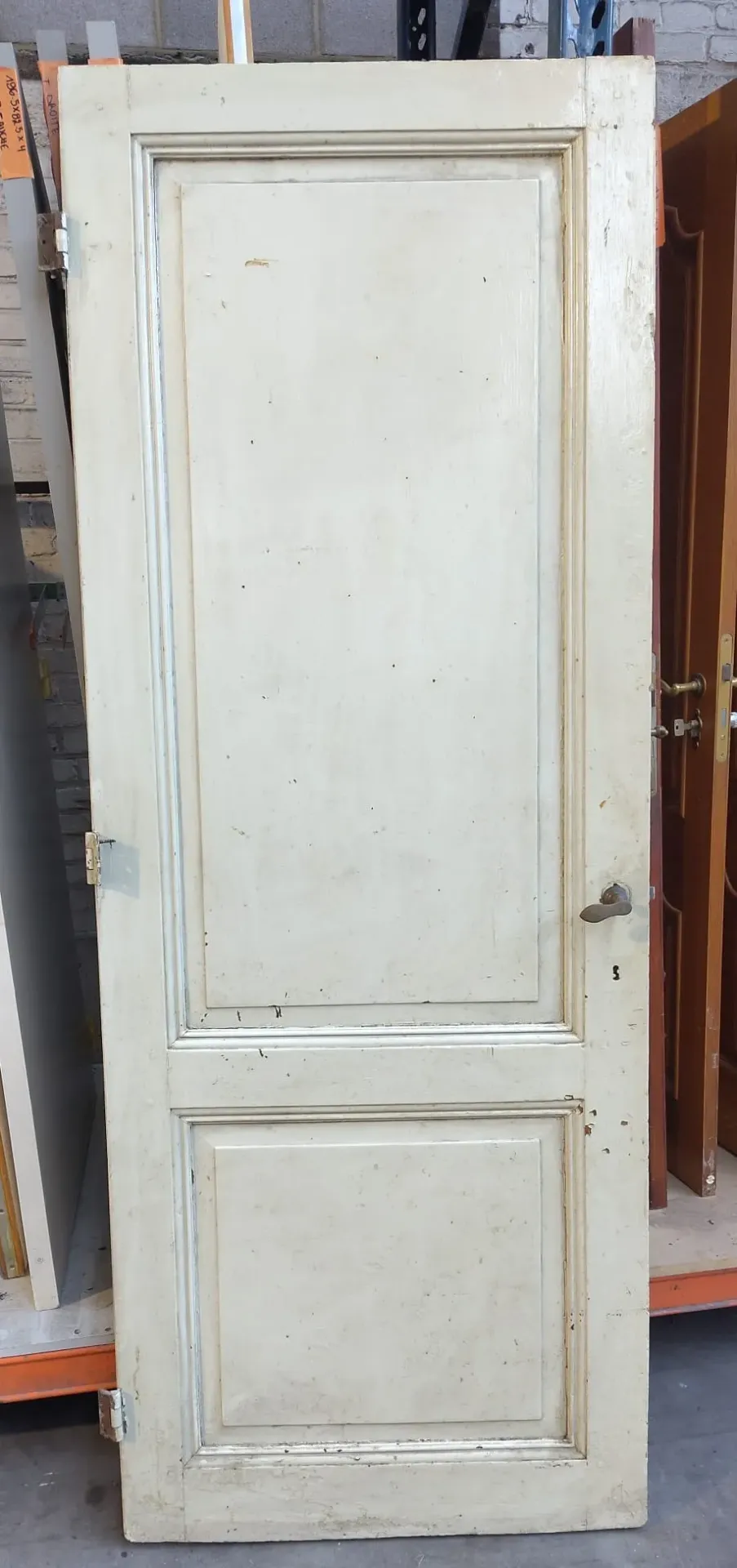 Porte ancienne 2 panneaux 217,5x82,5x4 cm (L)