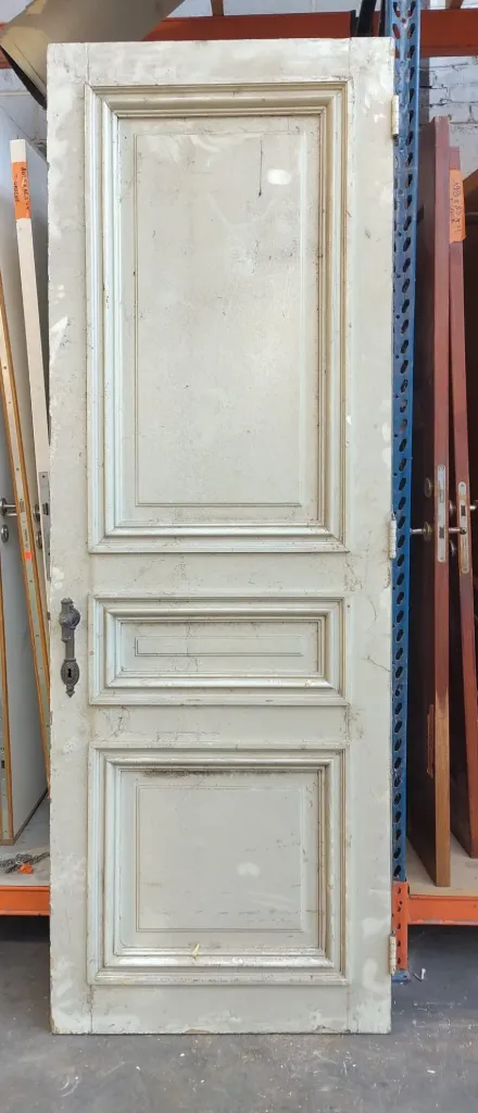 Porte ancienne 3 panneaux 240,5x83,5x4,5 cm (L)